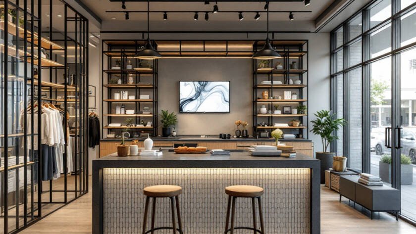 Modern, efficient, and reliable - a fresh perspective of a Boston store renovation.