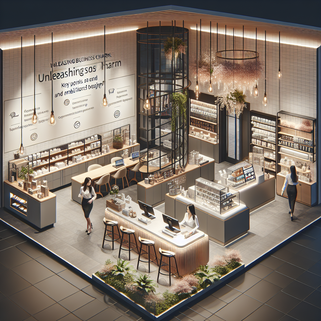 说明:揭示了现代世代商店设计的关键要素和未来的追求。 替代文本:当代风格店铺设计概念图。