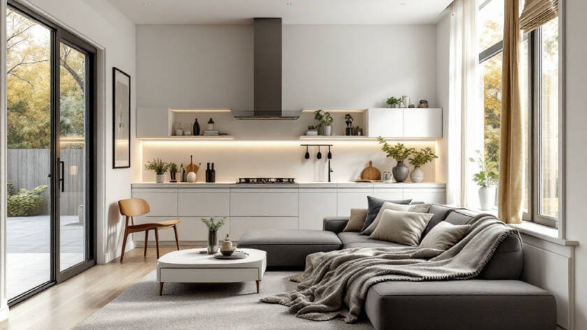 An image representing the exceptional craftsmanship of a Boston-based renovation service with modern and contemporary design.