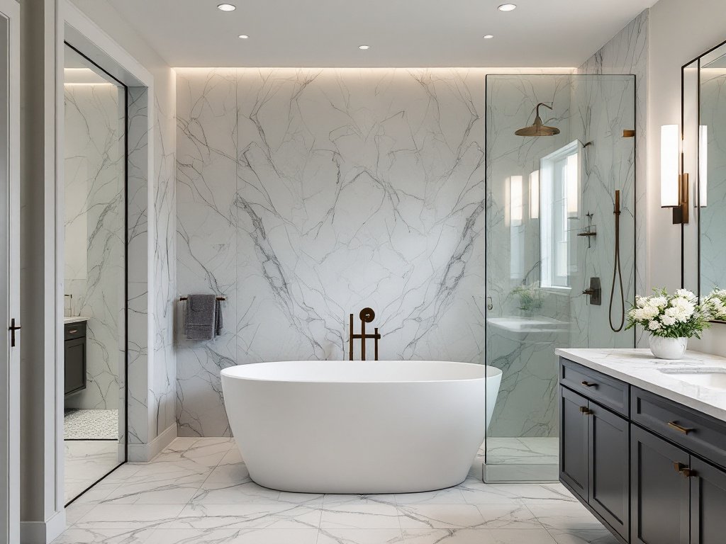A transformed home with Boston bathroom renovation.