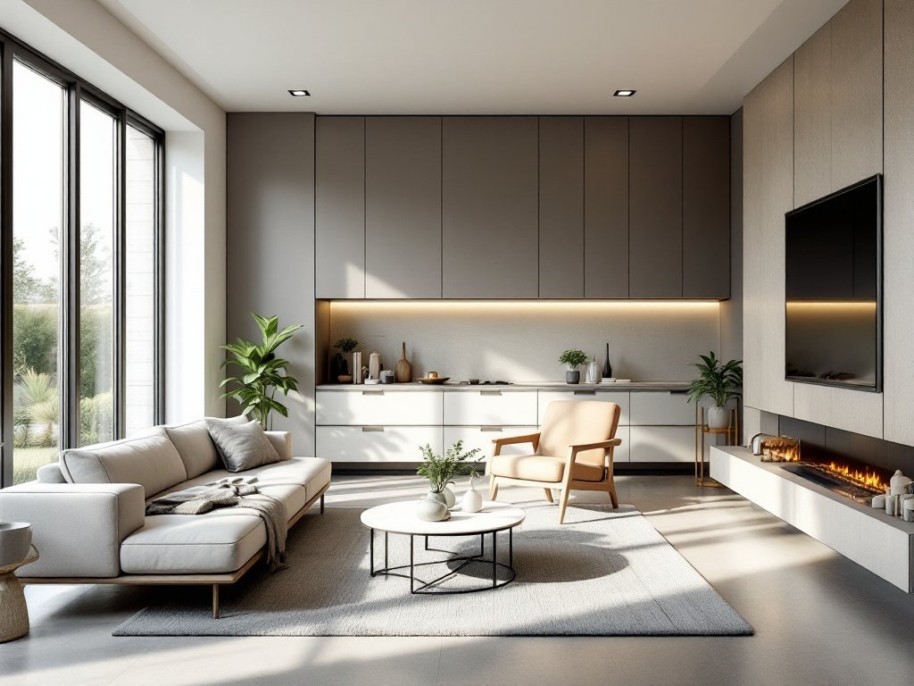 Boston floor installation in a modern, contemporary design.