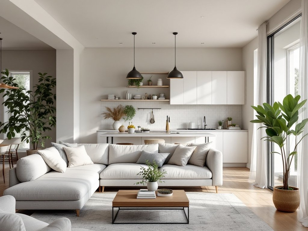 Image depicting a transformed room in Boston with elegant interior decorations.