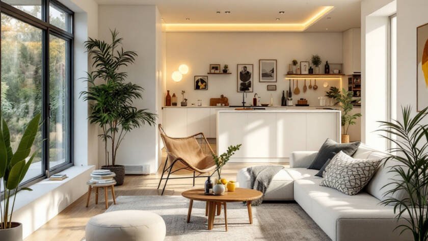 A modern, contemporary design project in Boston showcasing a brand new, dreamy space.