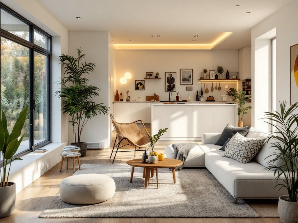 A modern, contemporary design project in Boston showcasing a brand new, dreamy space.