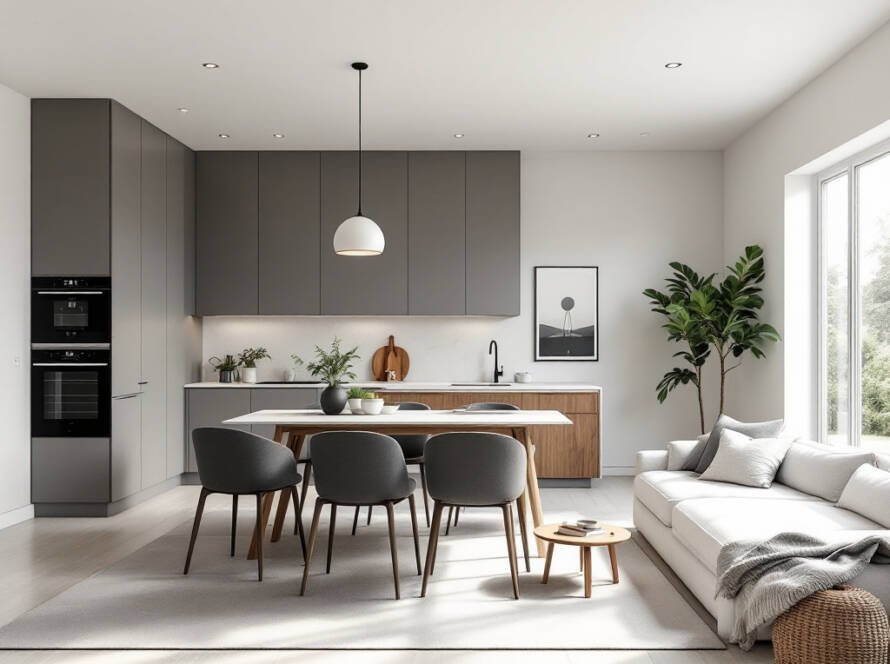 A Boston renovation project showcasing a modern and contemporary design.