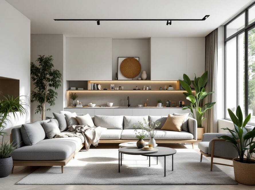 Alt Text: Unique contemporary design concept for Boston home renovations.