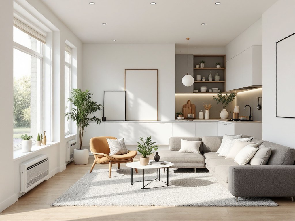 A modern contemporary design layout for a Boston renovation project, focusing on the importance of overall architecture. 