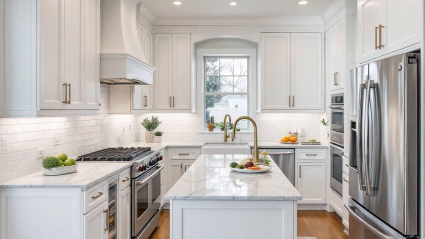 Picture showcasing a renovated modern, contemporary Kitchen.