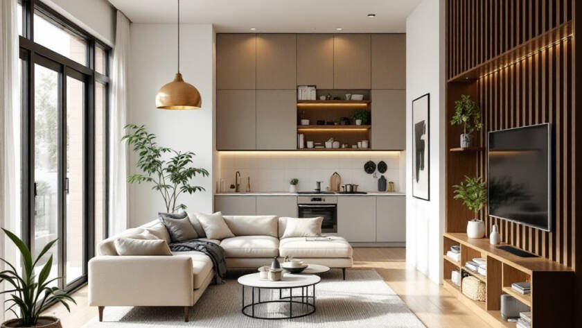 'An image showing the epitome of modern and contemporary design quality provided by Boston Renovation Services.'