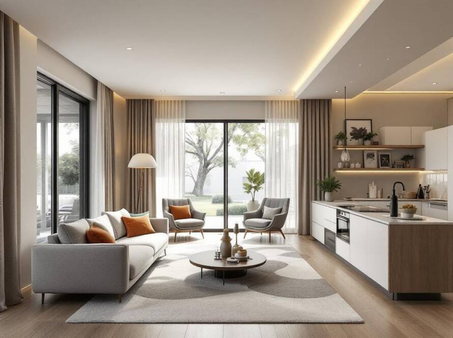 An image showcasing the modern and contemporary work of expert builders in Boston from the Boston Renovation Company.