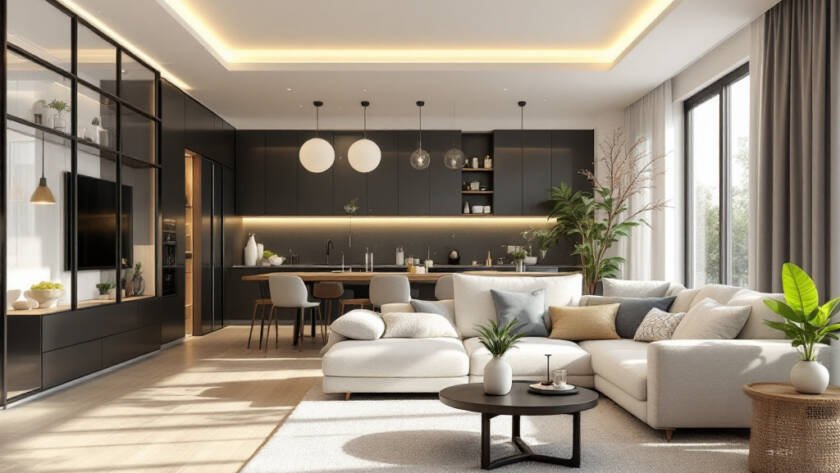 Modern and contemporary design of Boston's extended construction service.