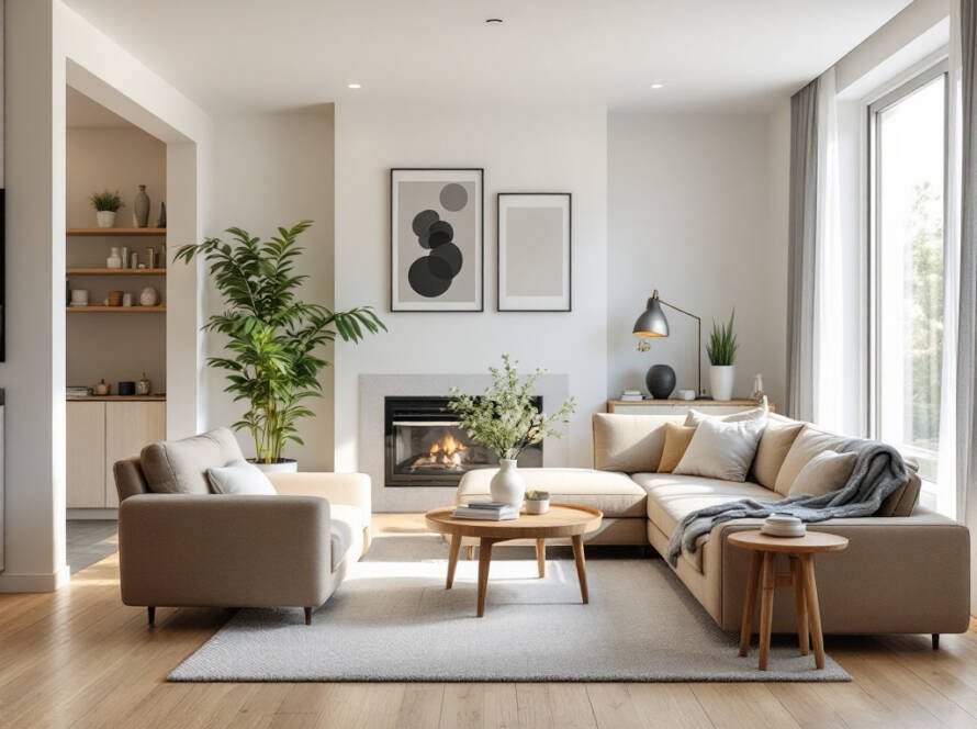 Modern contemporary design from Boston Chinese Renovation Company - Your Comprehensive Construction Solution.