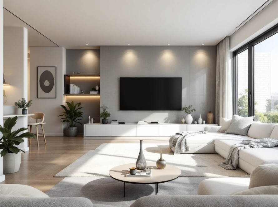 Modern and contemporary design by Boston's Chinese Home Renovation Company, offering one-stop solutions that change your life.