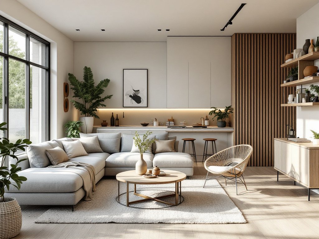 Picture illustrating a modern, contemporary styled home in Boston, reflecting the perfect example of luxury and comfort.