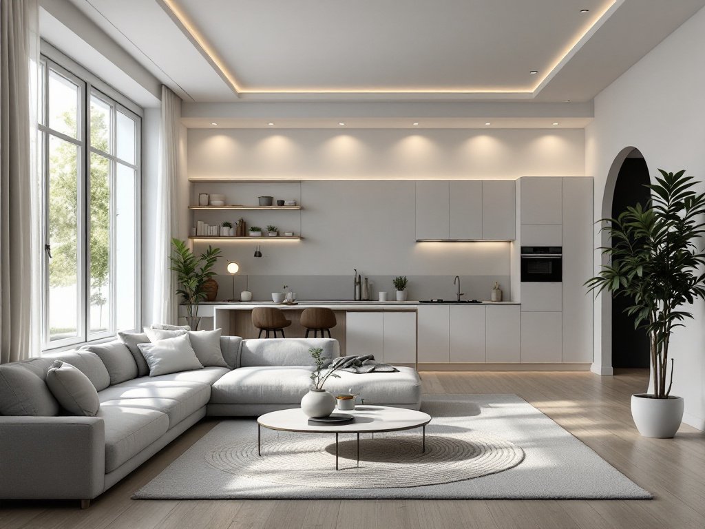 Image showcasing a beautifully decorated interior following Bostonian aesthetics.