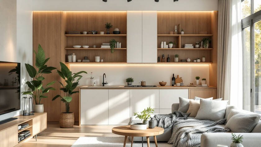 Newly-renovated home boasting a modern and contemporary design by Boston Renovation Services.