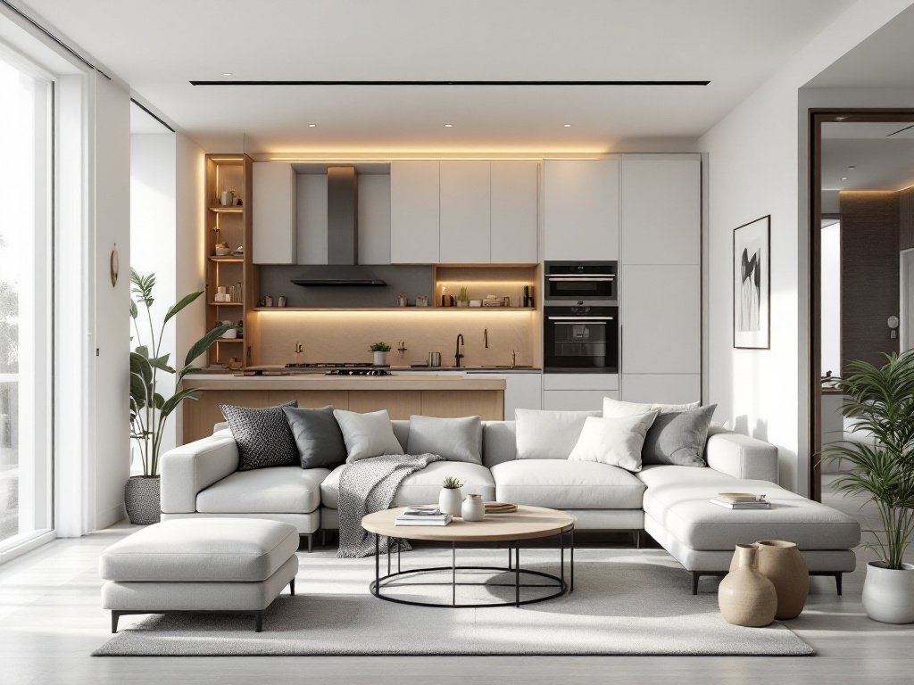 Picture of a modern, contemporary designed new renovation project in Boston.