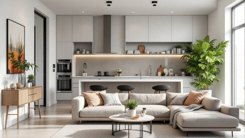 Contemporary design for a Boston renovation project.