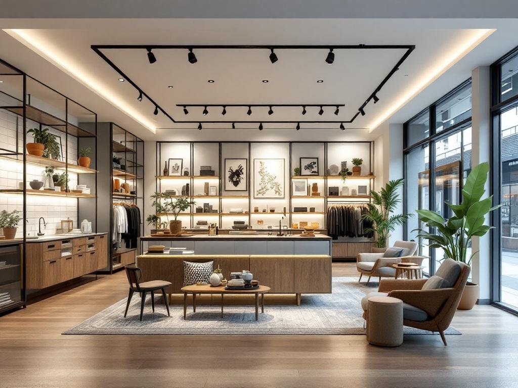 Modern and Stylish Renovation Solutions in Boston. Modern and contemporary shop renovation solution in Boston.