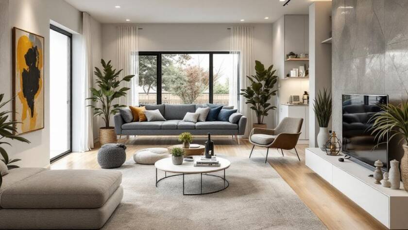 Alternative text: A professional renovation done by 波士顿å人è£
ä¿®å
¬å¸ featuring modern and contemporary designs.