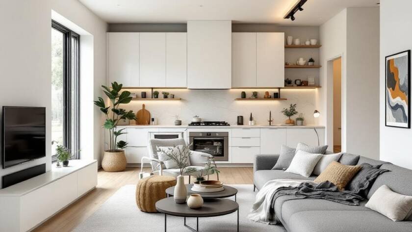 WhatsApp display picture of a modern and contemporary design showcase for our Boston renovation project.