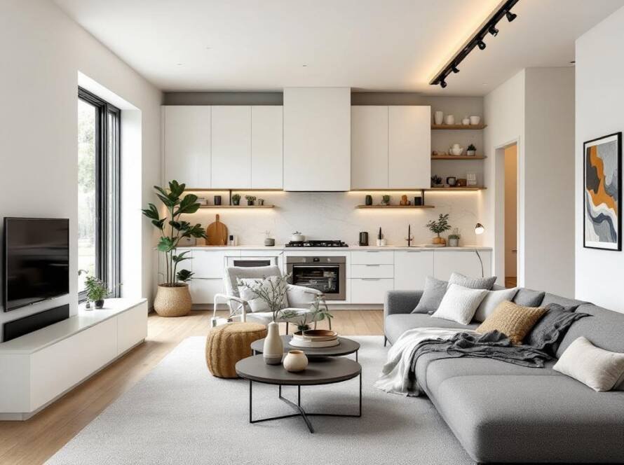 WhatsApp display picture of a modern and contemporary design showcase for our Boston renovation project.