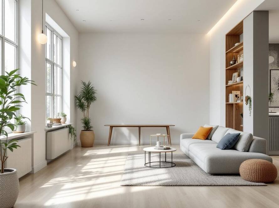 Professional Boston floor installation with a modern and contemporary design.
