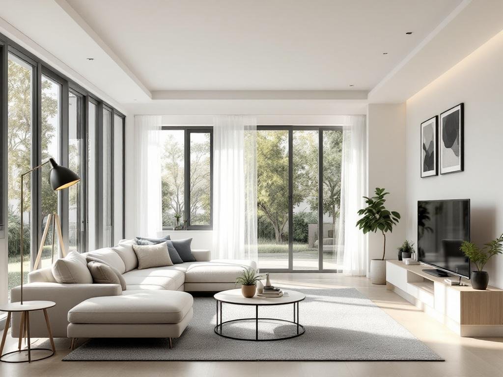 Skilled professionals delivering high-quality Boston renovation services, featuring a modern, contemporary design. 