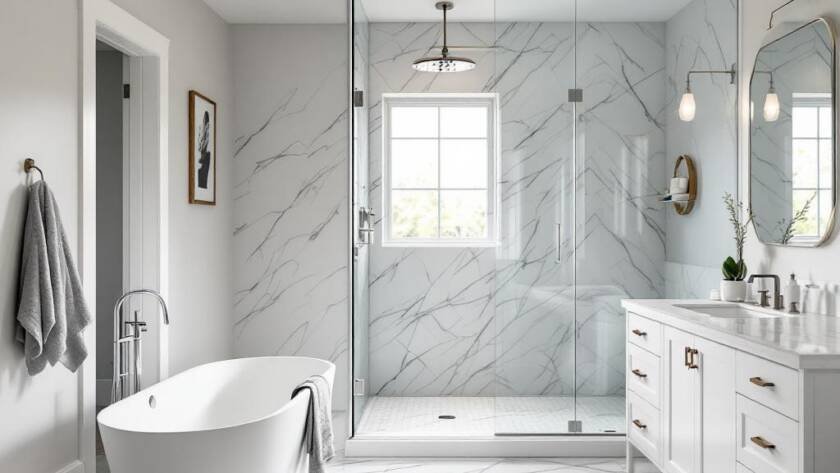 A modern and contemporary designed renovated bathroom by Bosi, representing a novel way to upgrade your lifestyle.