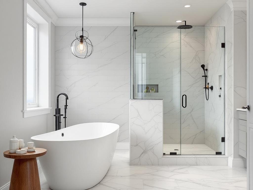 A stylish renovated bathroom showcasing the innovative way of enhancing your lifestyle.