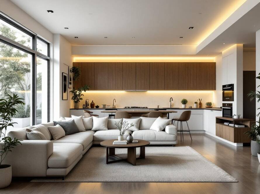 Alternative text: Boston Chinese Renovation Company, your reliable building partner in Boston, featuring a modern and contemporary design.