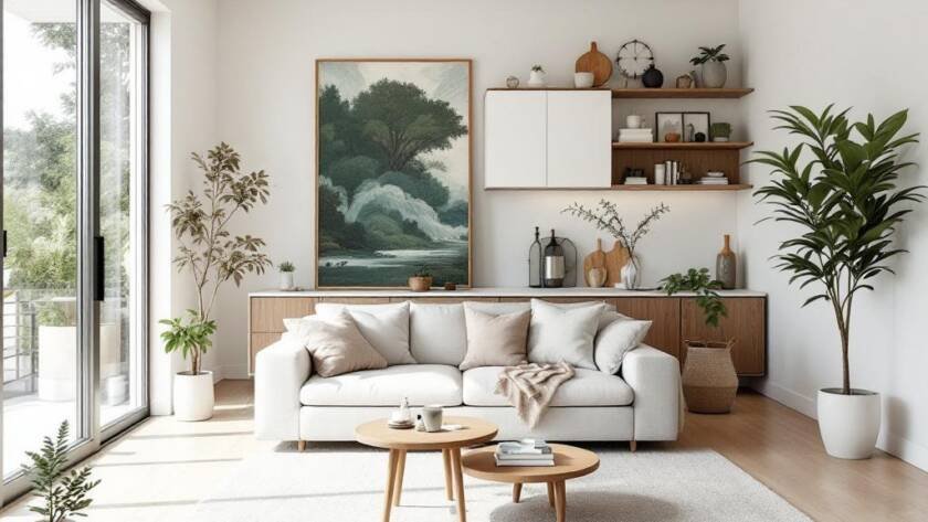 "Modern and contemporary designed floor of a construction in Boston."