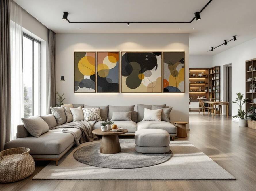 Modern and contemporary designed flooring installed in Boston.