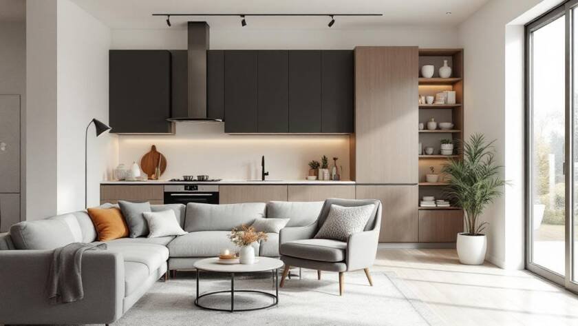 Boston interior design with innovative, aesthetically pleasing, and durable solutions, implementing contemporary and modern styles.