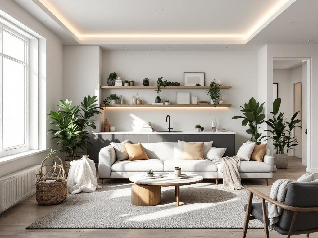 Modern contemporary design in a Boston interior decoration, fulfilling all your indoor design needs.