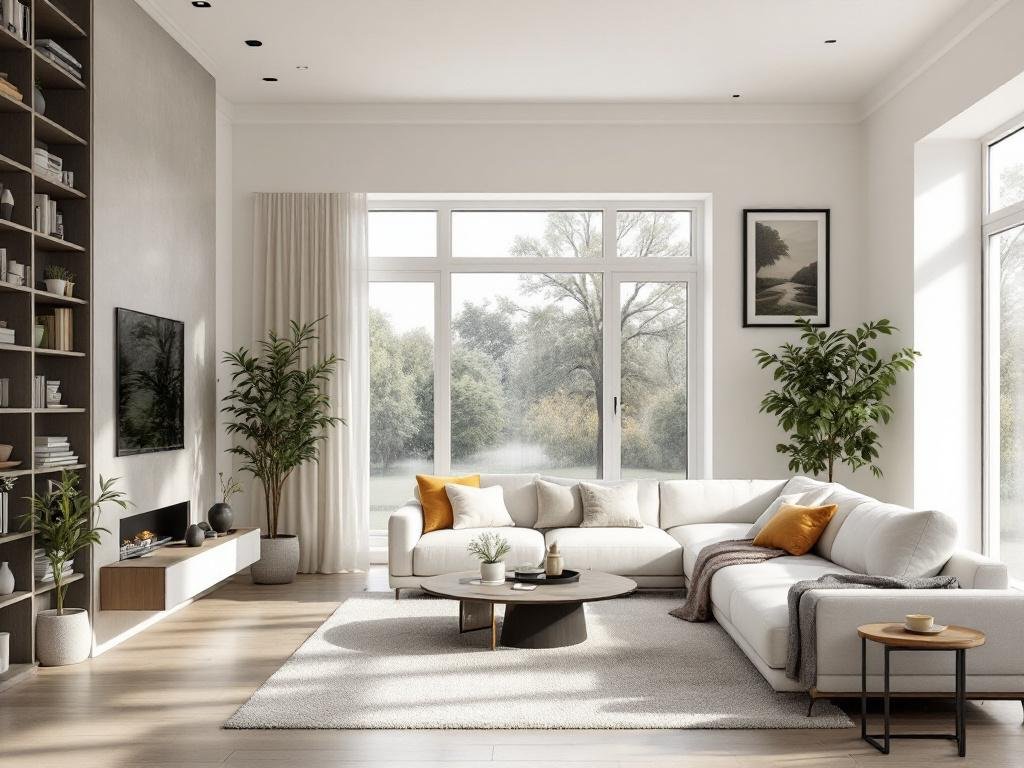 Modern home renovation services in Boston featuring a contemporary design.