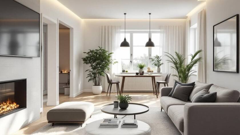 Alt Text: A modernly designed building exterior boasting contemporary aesthetics brought to you by æ³¢å£«é¡¿åäººè£ä¿®å¬å¸, the lead in the general construction industry.
