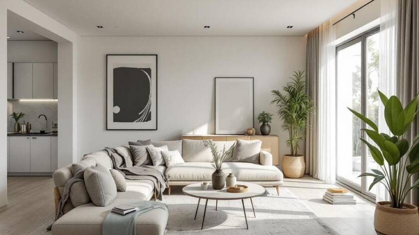 'An illustration of a modern and contemporary-style Boston Renovation Project transforming a home.'