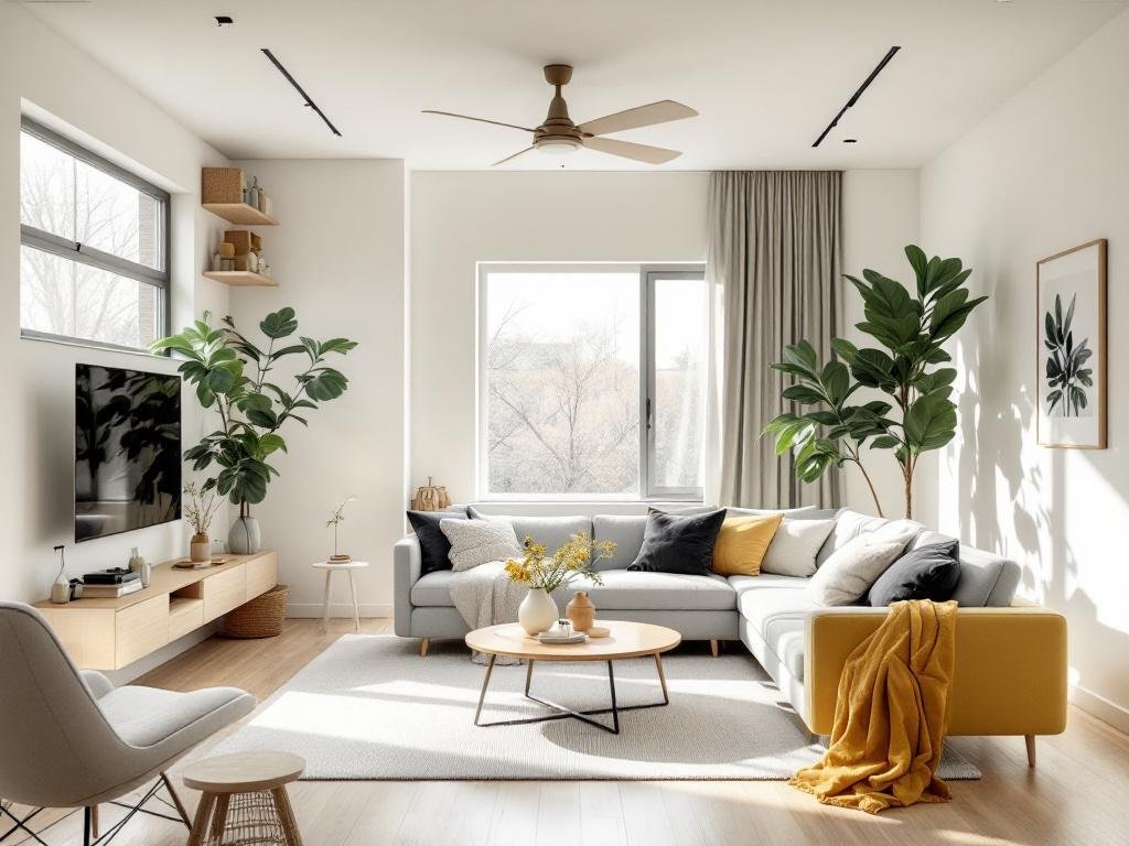 Modern and contemporary designed Boston interior decoration and general construction services display.