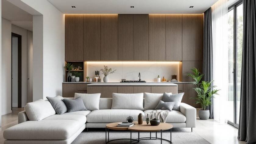 Contemporary and modern interior design depicting the elegant lifestyle in Boston.
