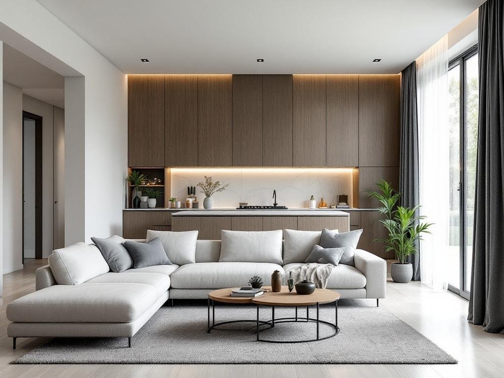 Contemporary and modern interior design depicting the elegant lifestyle in Boston.