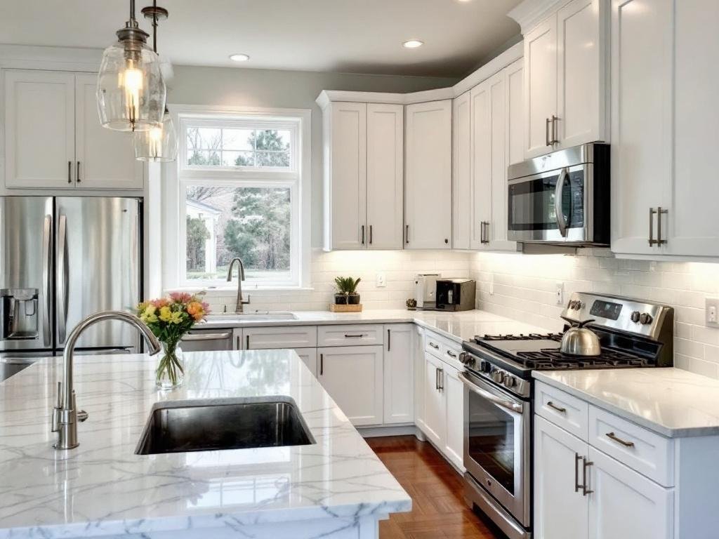 Boston-Style Kitchen Makeover: Transforming dream kitchens into reality Image showcasing a renovated kitchen inspired by Boston designs