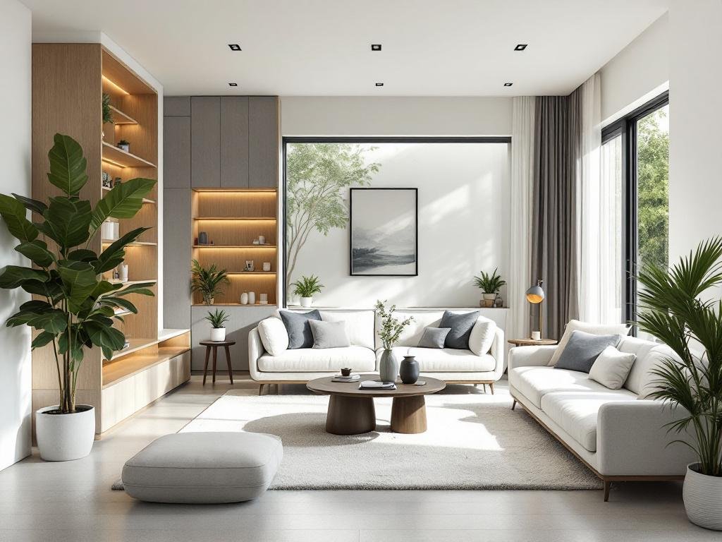 Contemporary Transformation: Boston Interior Redesign - Turning Dream Spaces into Modern Reality. Interior redesign in Boston with a modern, contemporary style showcasing the transformation of a dream space into reality.