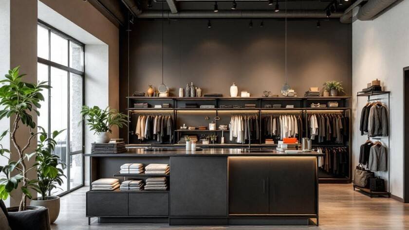 Modern, contemporary renovated Boston shop, showcasing the transformation of your business.