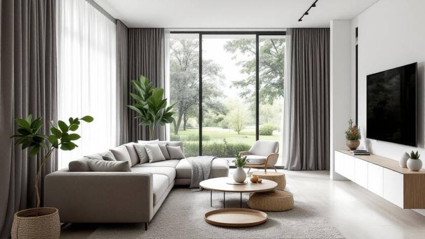 Modern interior design with a touch of contemporary flair by 波士顿è£
ä¿®æå¡, unlocking the full potential of the client's space.