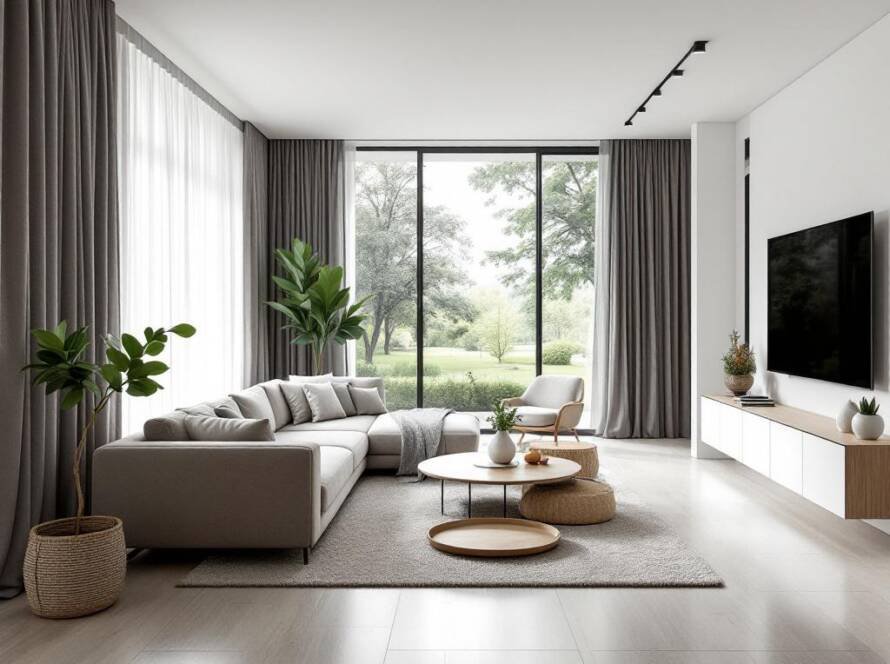 Modern interior design with a touch of contemporary flair by 波士顿è£
ä¿®æå¡, unlocking the full potential of the client's space.