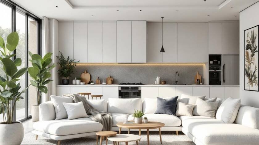 Modern and contemporary design concepts being implemented in a premium Boston home extension service.