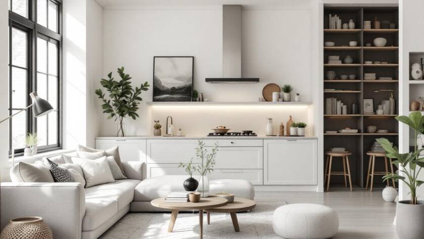 Graphic image detailing the condensed architectural essence of a modern and contemporary design by a Boston renovation company.