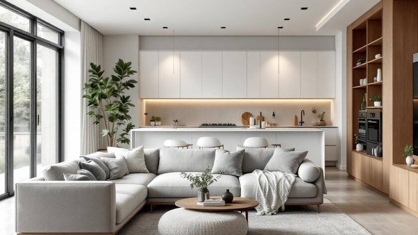 Modern and contemporary design renovation project in Boston.