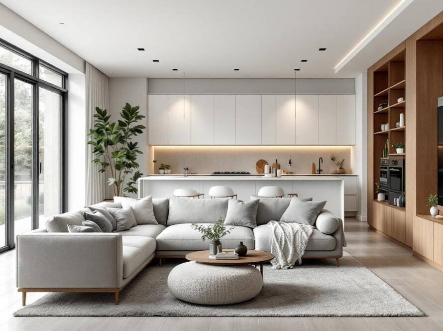Modern and contemporary design renovation project in Boston.